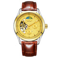 Men's Automatic Tourbillon Mechanical Watch with Luminous Design