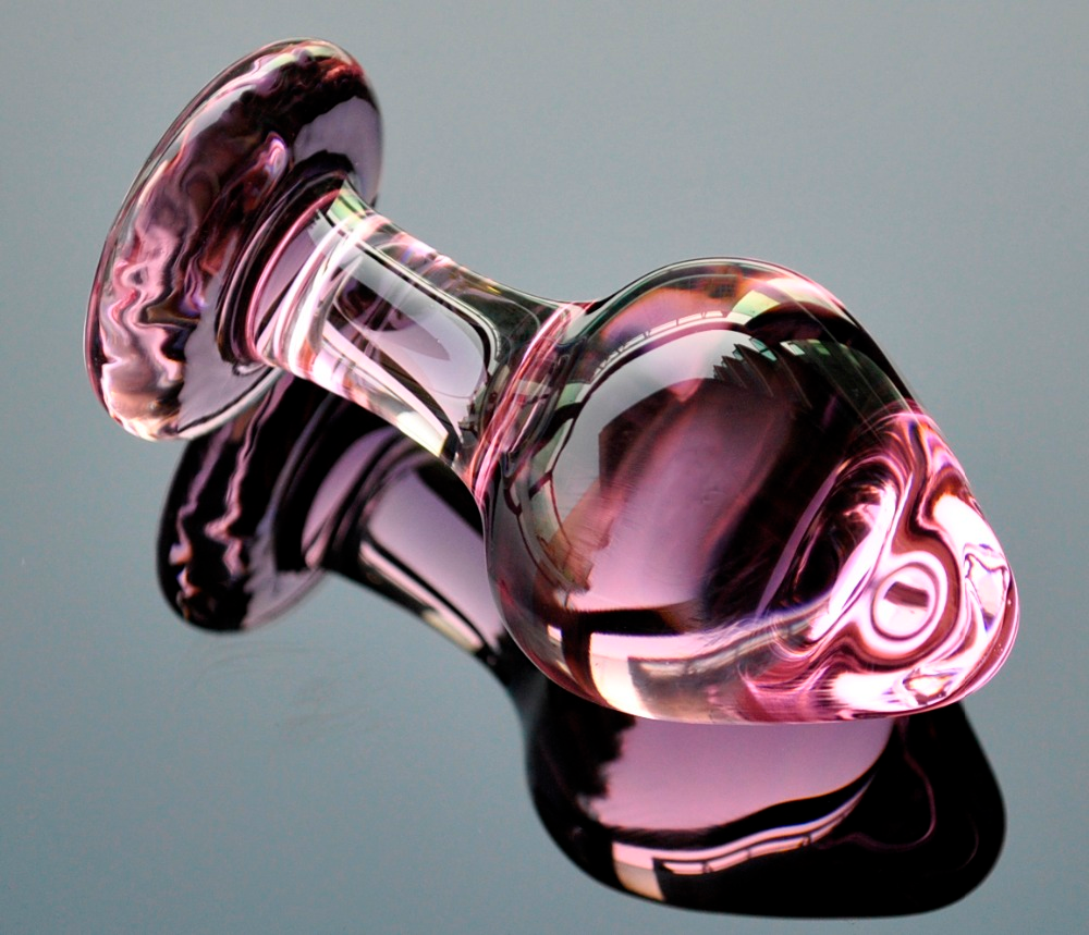 Crystal Glass Anal Plug for G-Spot Stimulation